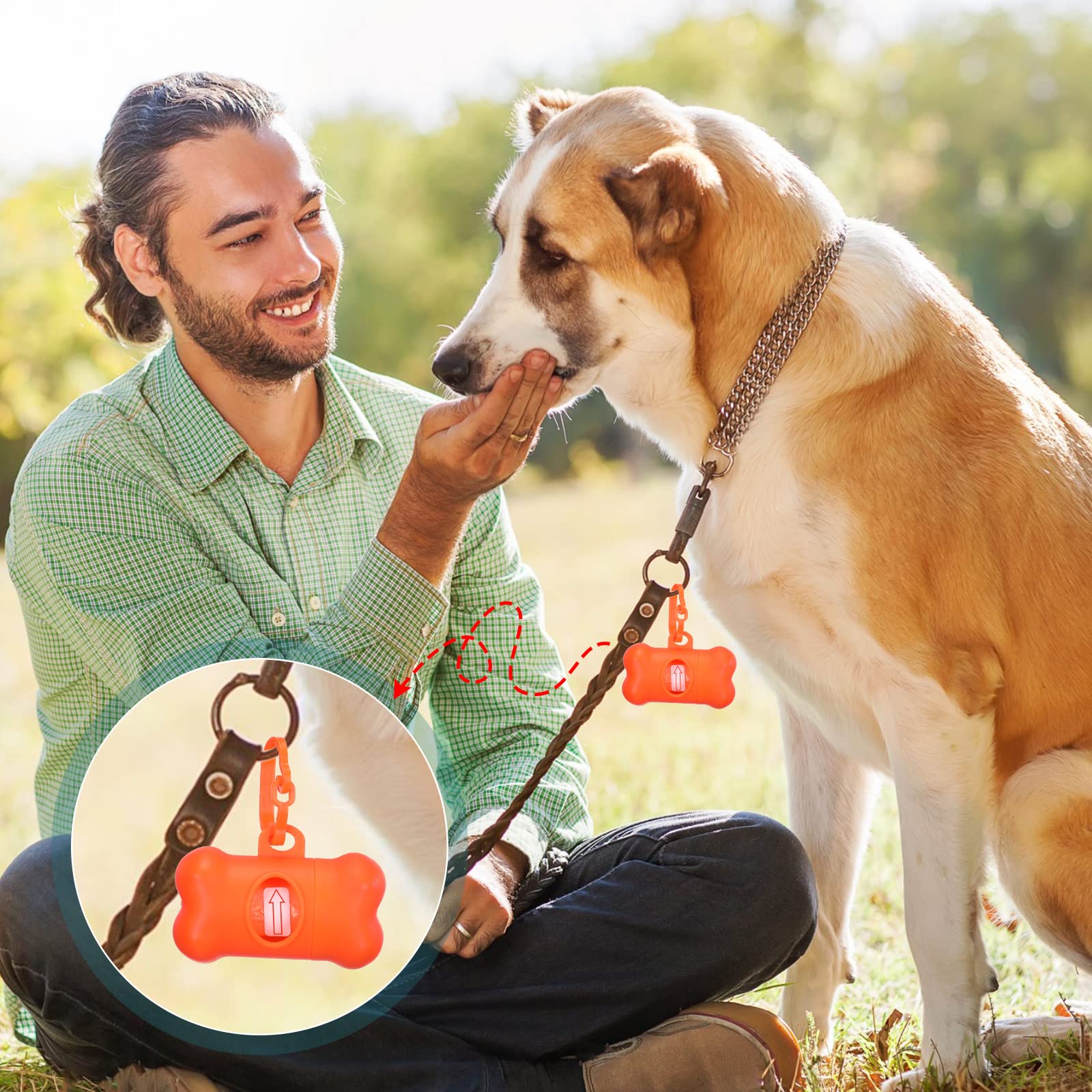 Lot de 50 porte-sacs Zhehao, solution pratique multi-chien.