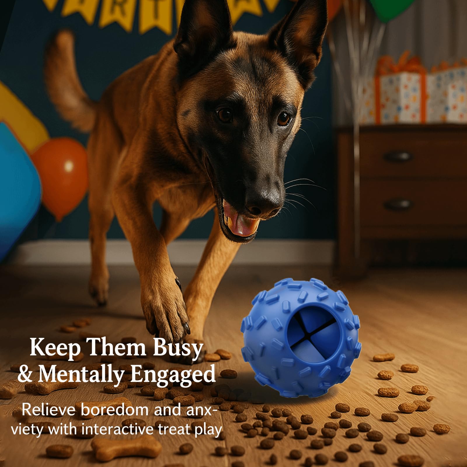 ZHIERDE BALLE STIMULATION MENTALE – prolonge l'amusement et l'attention du chien