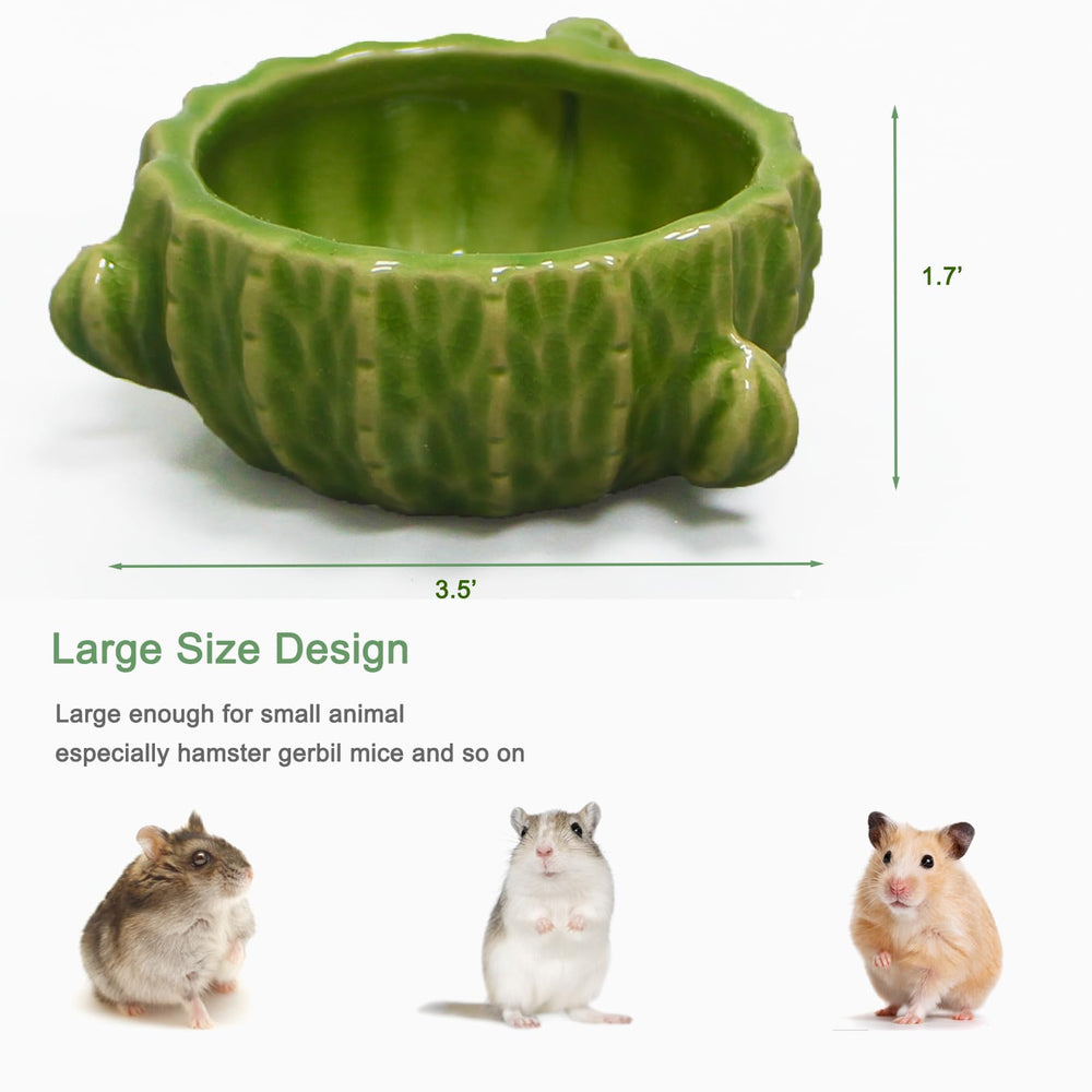 Bol hamster grand-format Zhilishu pour plusieurs petites espèces et nettoyage facile.