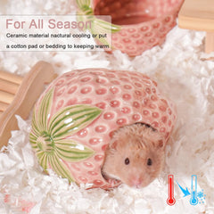 Habitat hamster syrien Zhilishu, idéal pour encourager exploration et confort.