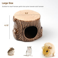 Zhilishu hamster ceramique toute-saison: adapté été et hiver.