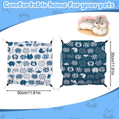 Hamac ZhouBoat avec crochets métalliques garantissant fixation sûre dans la cage.