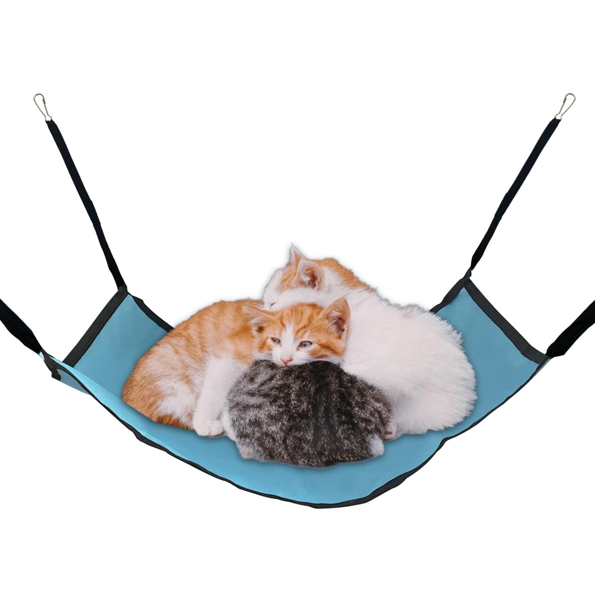 Hamac Zhuohai pour chat suspendu, offre un repos frais et relaxant en cage.
