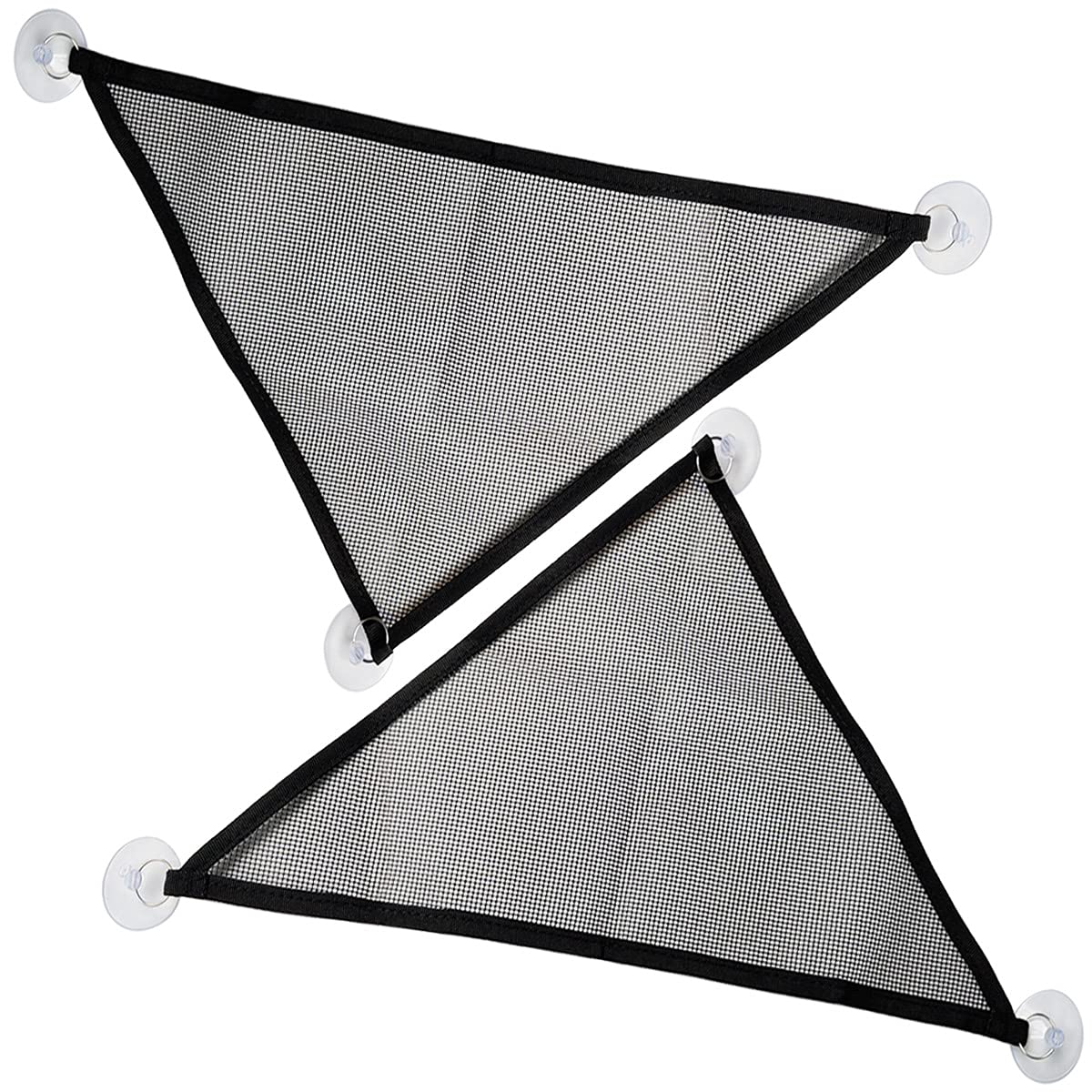 Hamac reptile Zhuohai noir triangulaire, perchoir aérien sûr et confortable.