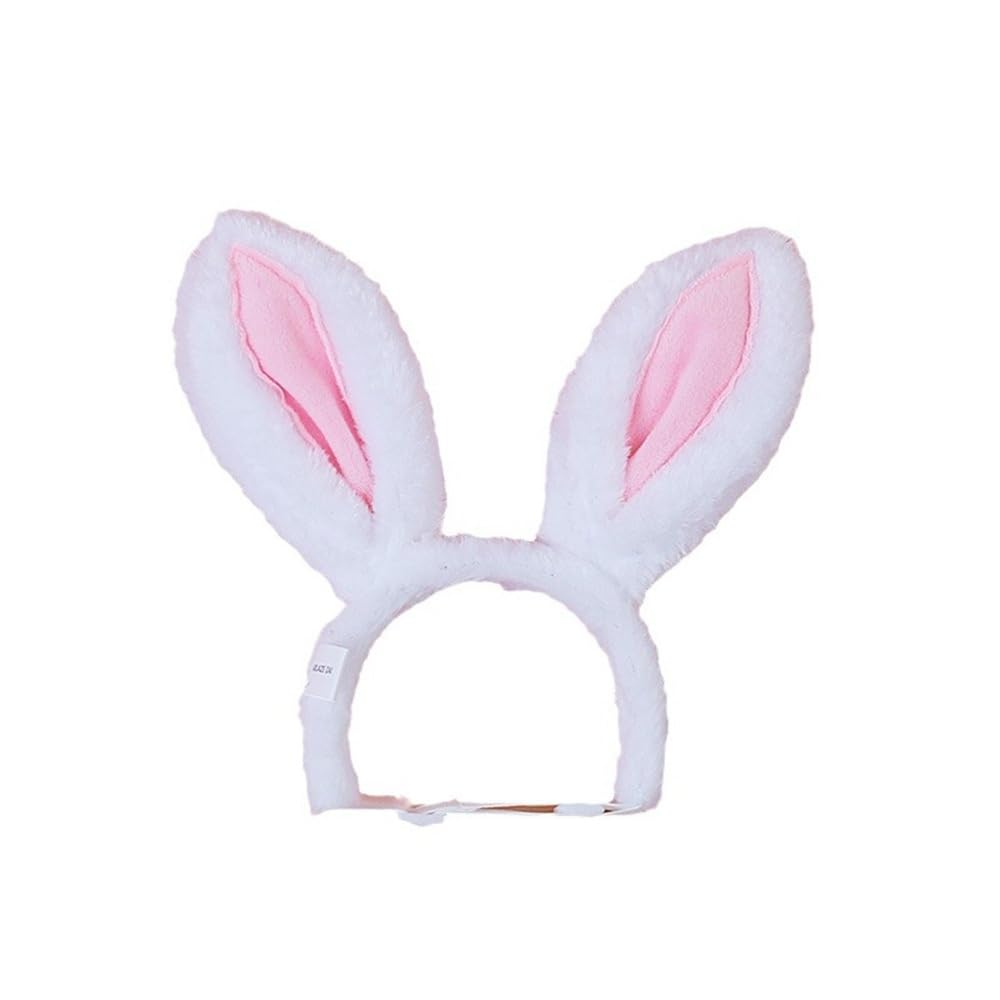 Bandeau-tête Zhzrche pour chien et chat, oreilles lapin douces et confortables.