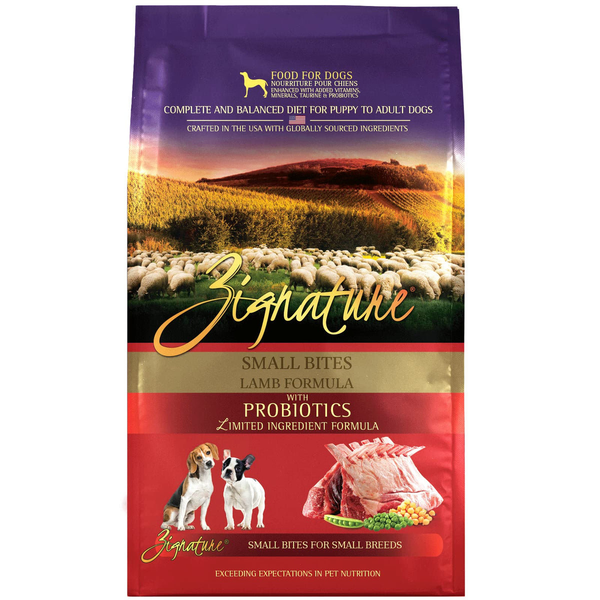 Zignature croquettes d'agneau en petites bouchées pour petites races