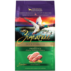 Zignature Dinde sac montrant le premier ingredient, option simple pour regime limite