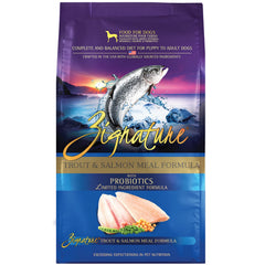 Zignature Trout & Salmon emballage – alimentation sèche pratique pour chiens