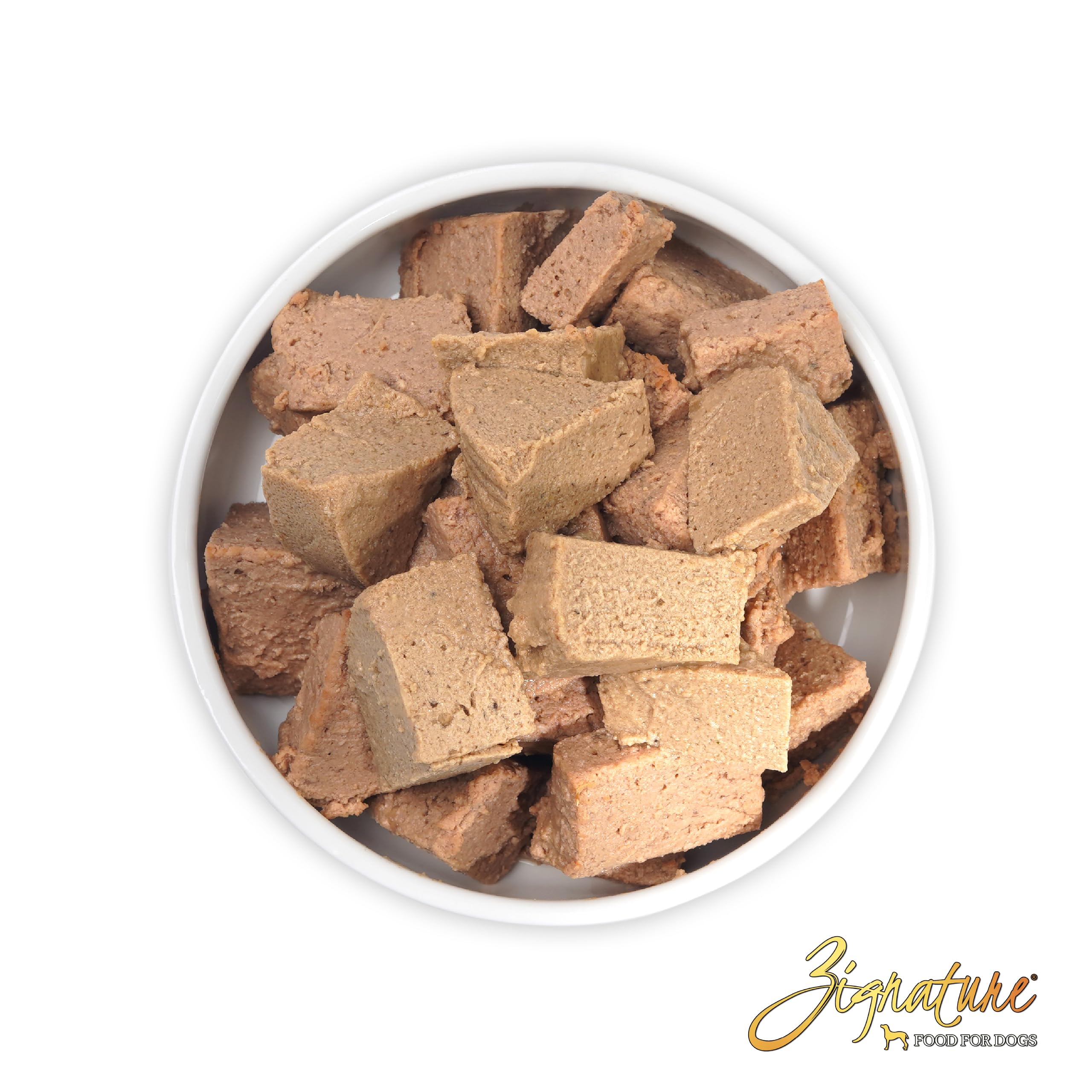 Zignature Truite et Saumon servi dans un bol, texture onctueuse et hydratation possible.