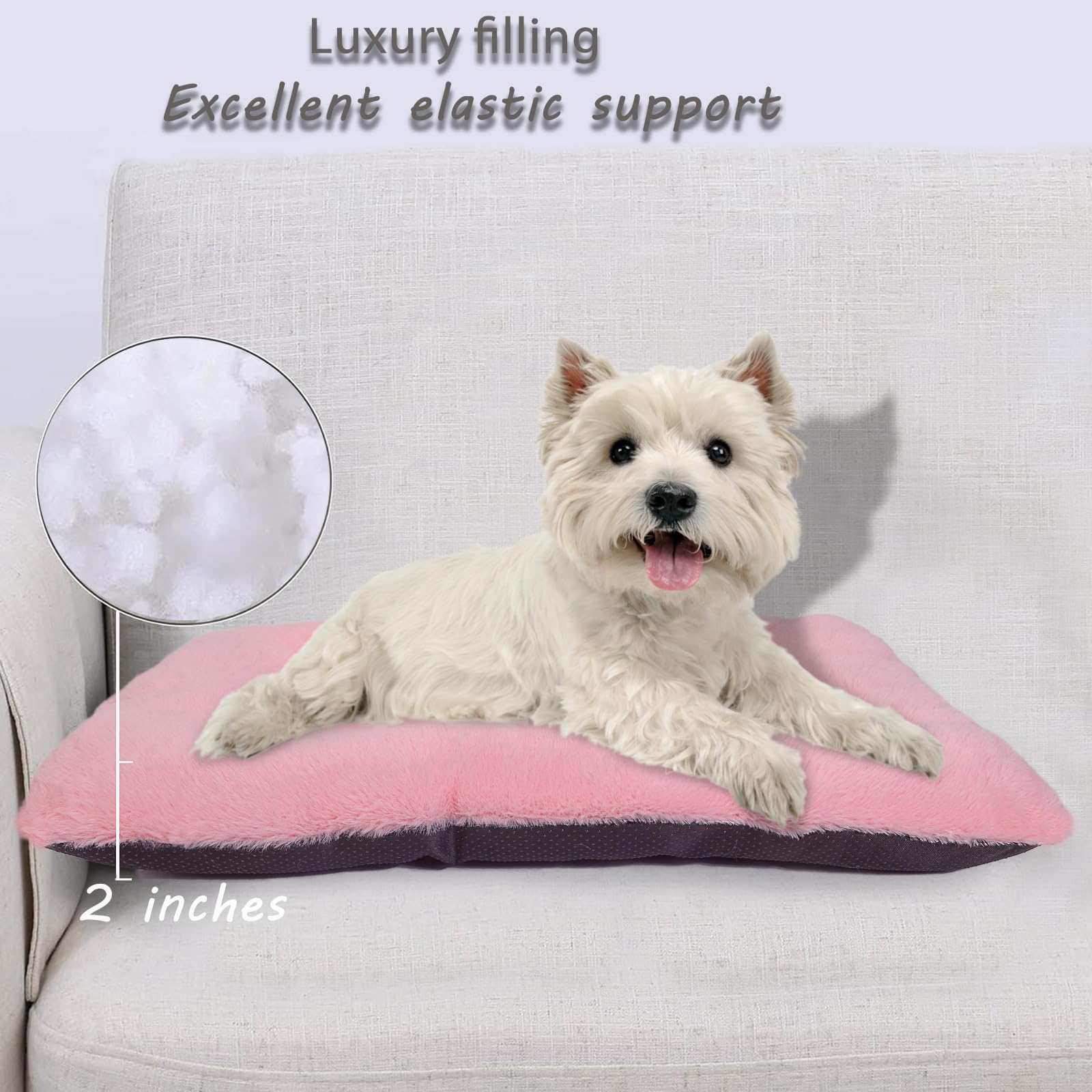 Matelas 18x12 pour petit chien Zihapgpzp, s'adapte dans la cage.