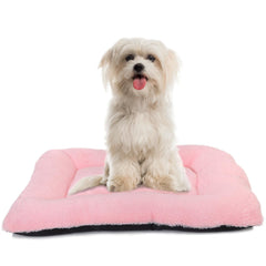 Tapis de cage Zihapgpzp rose 18x12, idéal pour chiens miniatures dans leur cage.