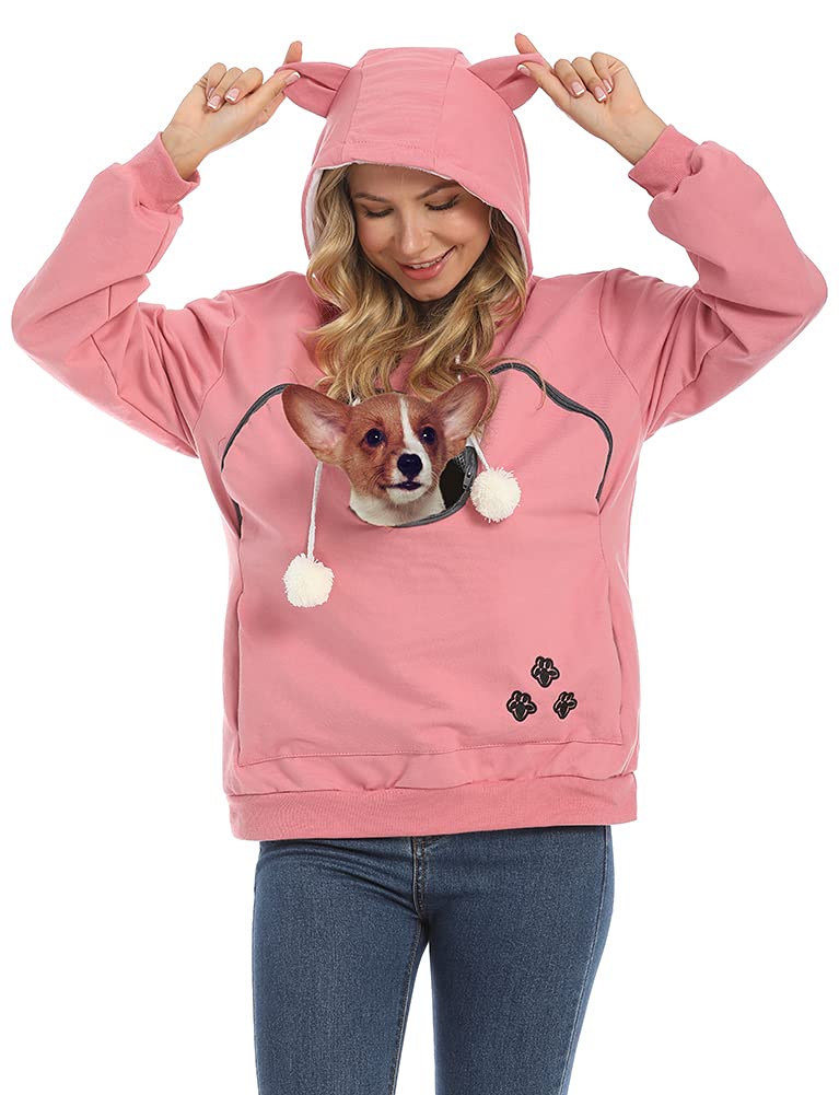 Capuche ZIIFULLHOU avec oreilles de chat pour un look ludique et amusant.