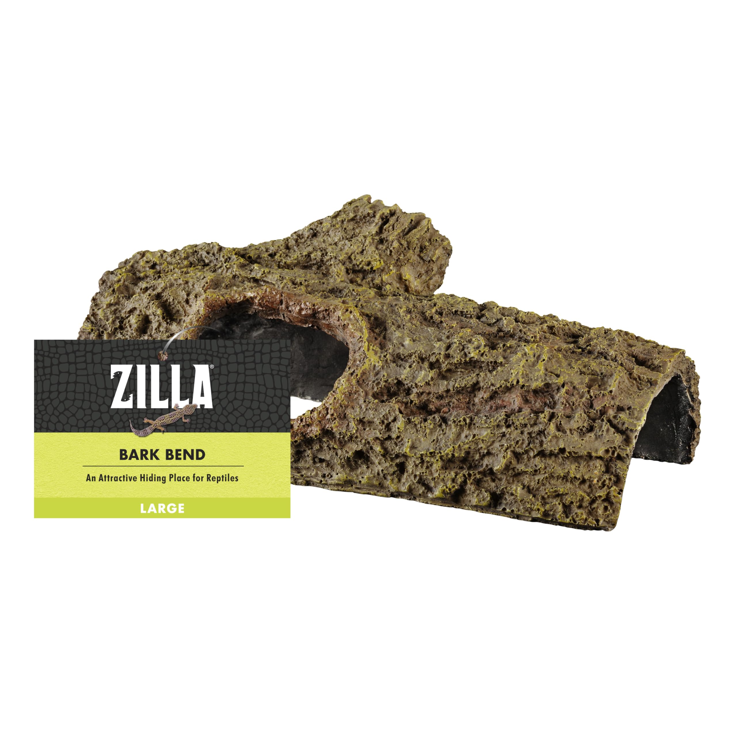 Zilla Bark Bends décor naturel pour terrarium, offre abri et observation des reptiles