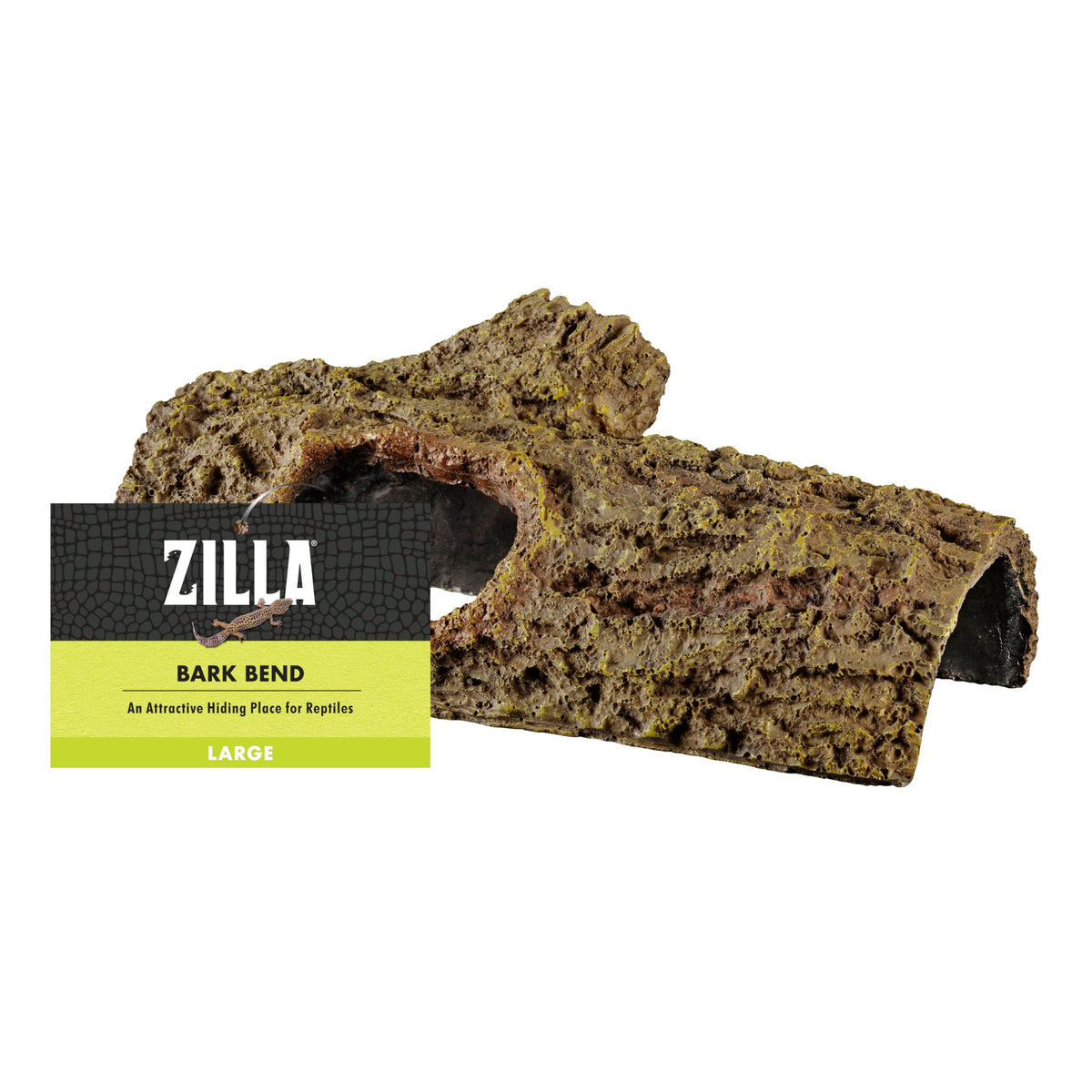 Zilla Bark Bends décor naturel pour terrarium, offre abri et observation des reptiles