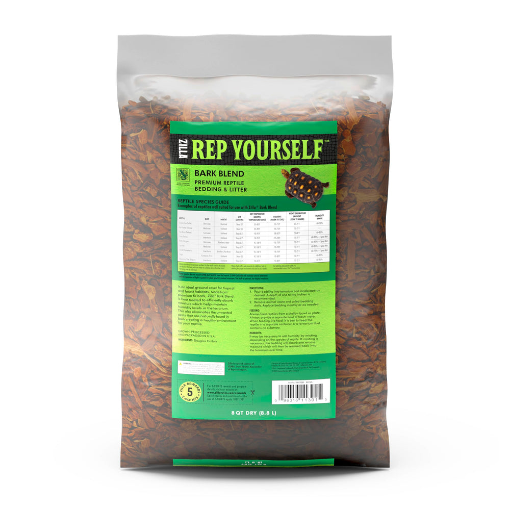 Séchage au four de Zilla Bark Blend réduit les nuisibles.