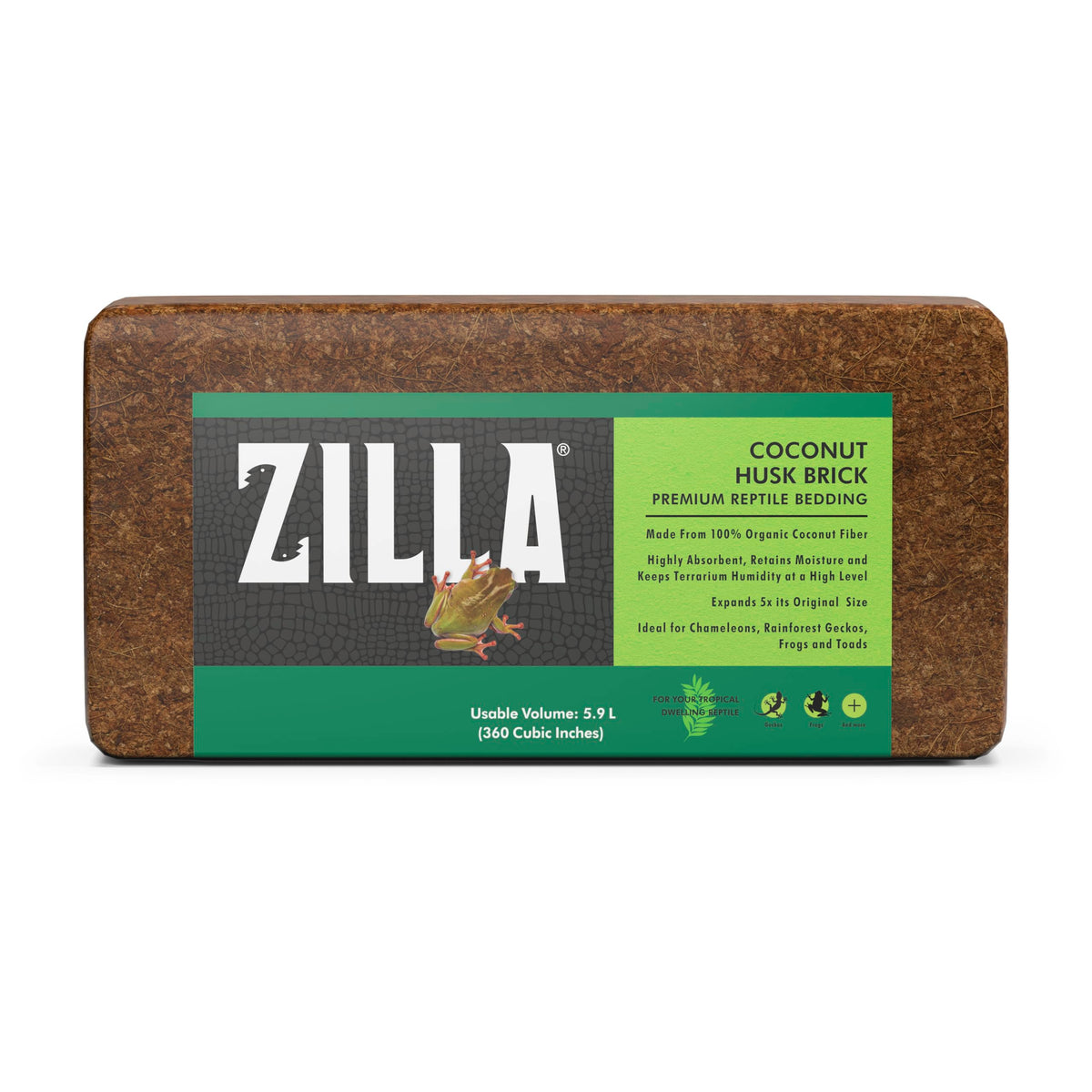 La brique Zilla en fibre de coco pour un substrat qui retient l humidité.
