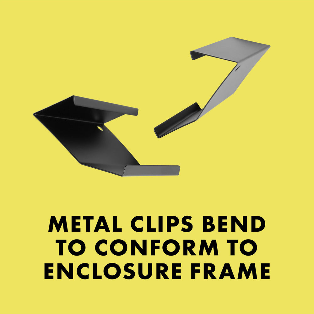 Zilla Clips écran dur – utilisé pour terrariums de 5 à 29 gal.