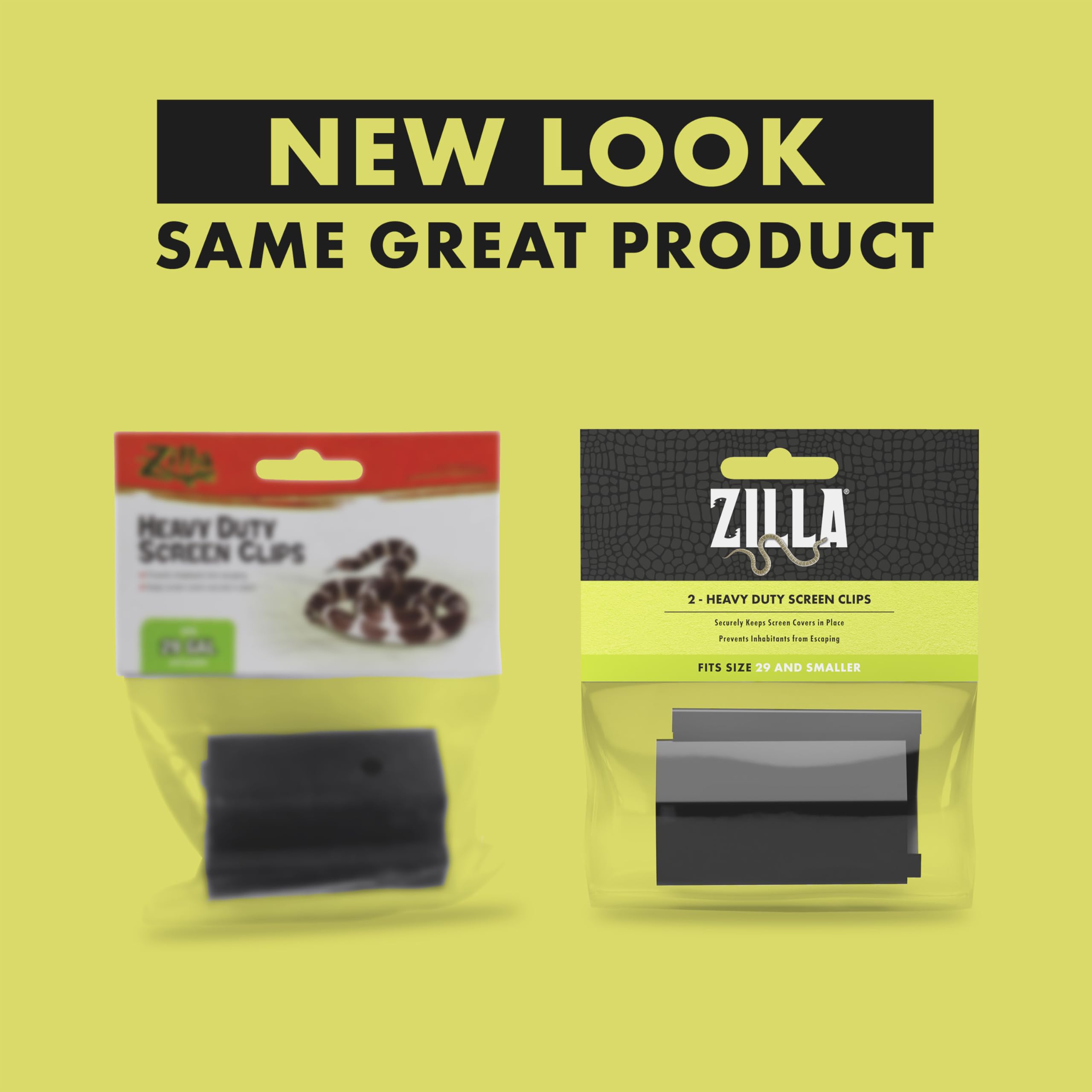 Zilla Clips écran dur – fixation sûre et durable au cadre.
