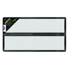 Zilla couverture-écran métal avec charnière pour terrarium, ventilation fiable et accès facile.