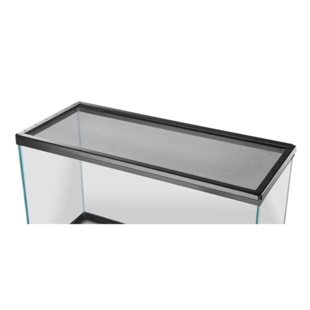 Détail du couvercle Zilla pour terrarium 12x6, accès facile et entretien simplifié.