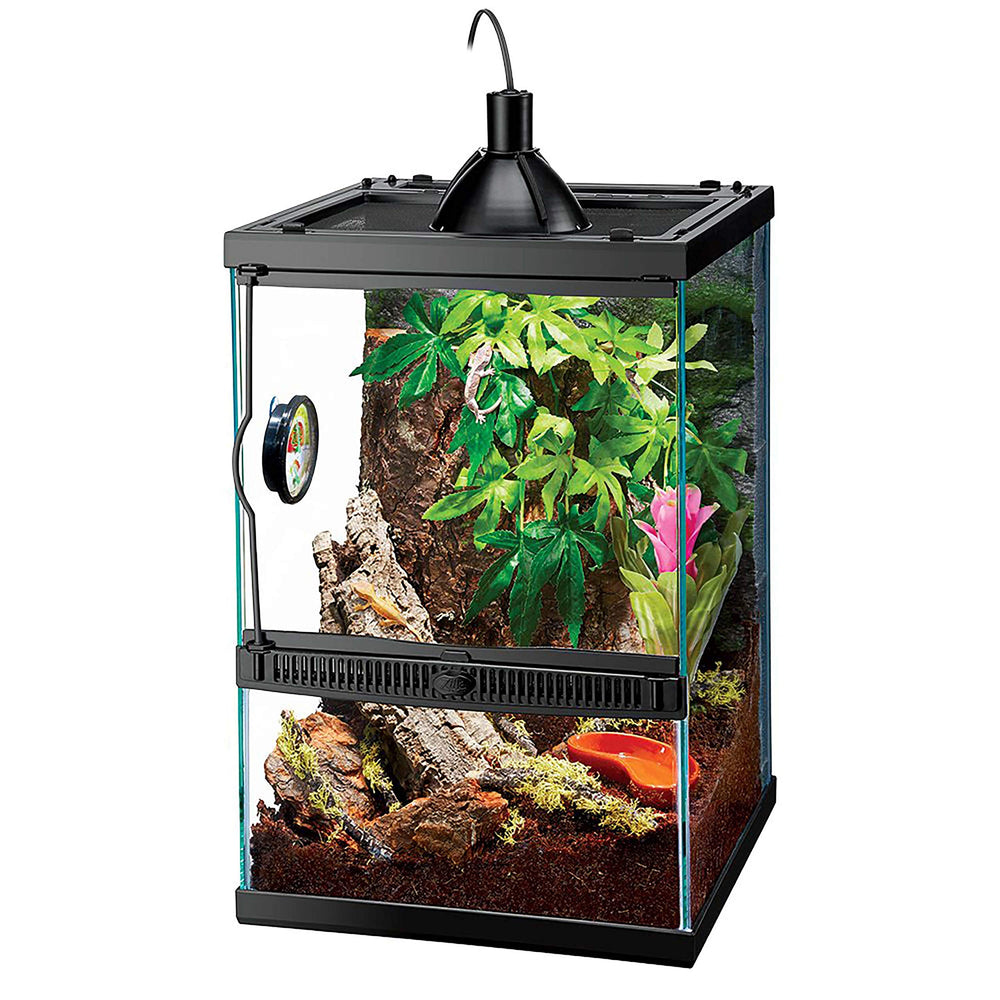 Zilla Habitat vertical tropical avant: accès facile pour l'entretien et l'observation.