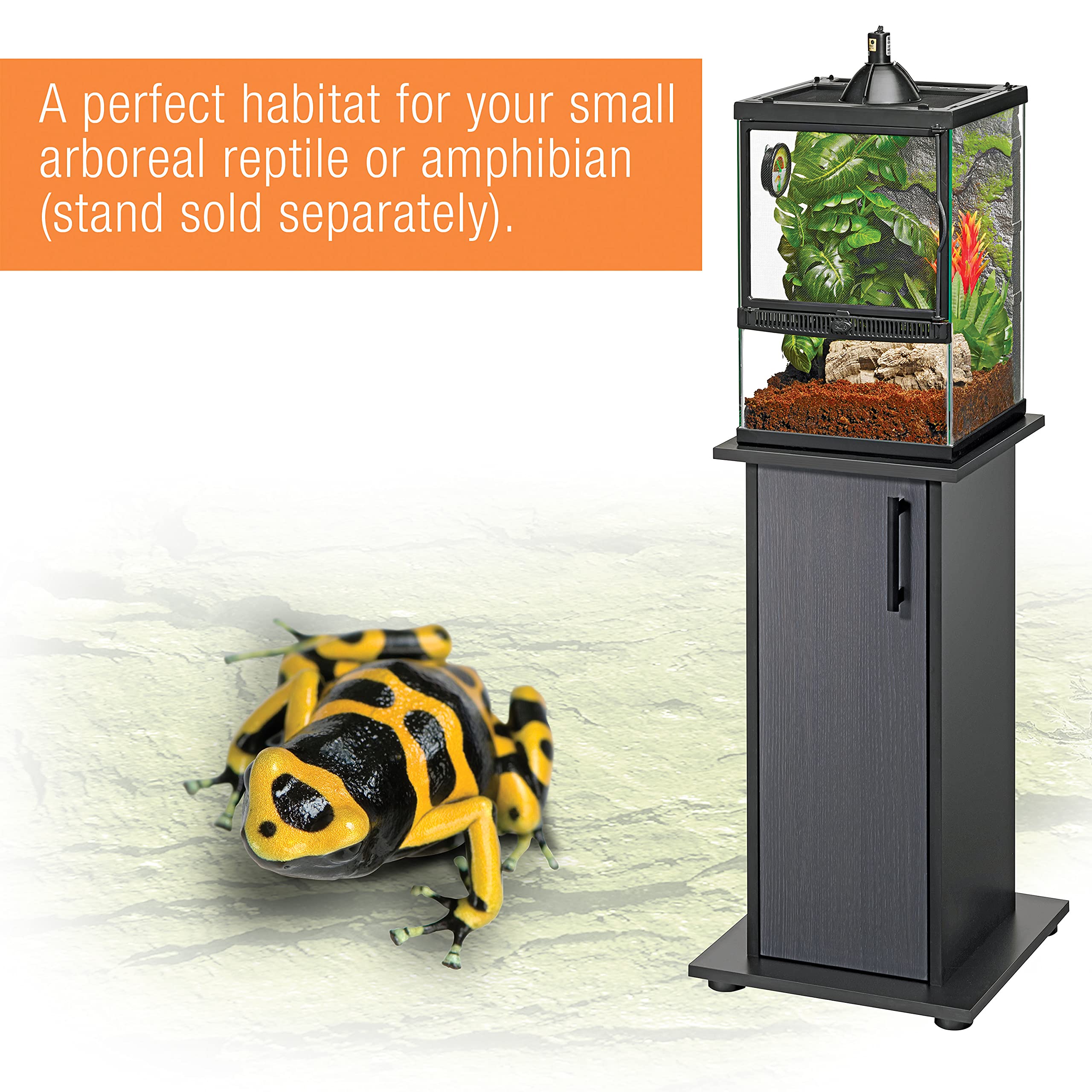 Zilla Habitat vertical tropical substrat-coco: substrat coco pour le confort et la gestion de l'humidité.
