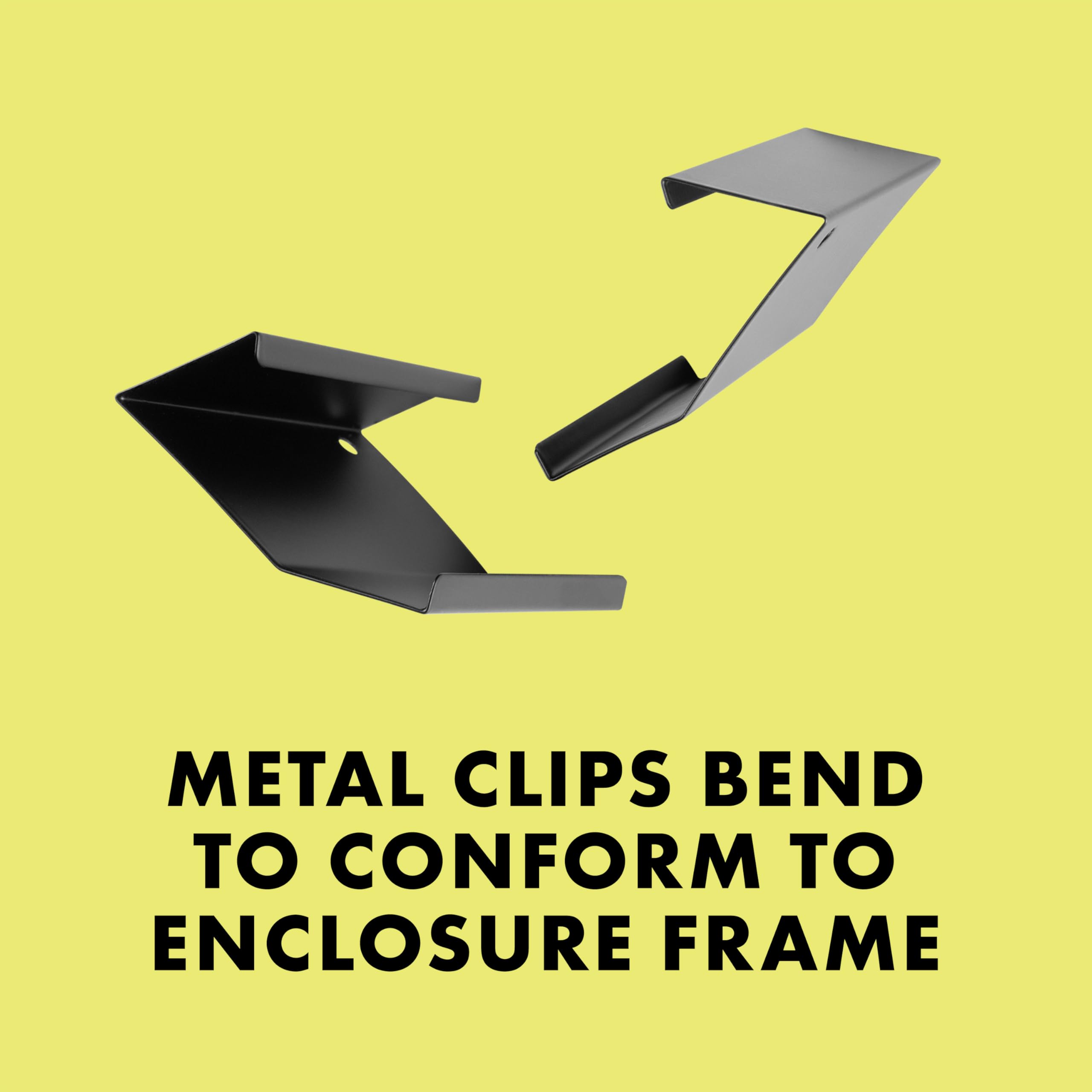 Compatibles 30 gallons et plus: clips Zilla pour grands terrariums.
