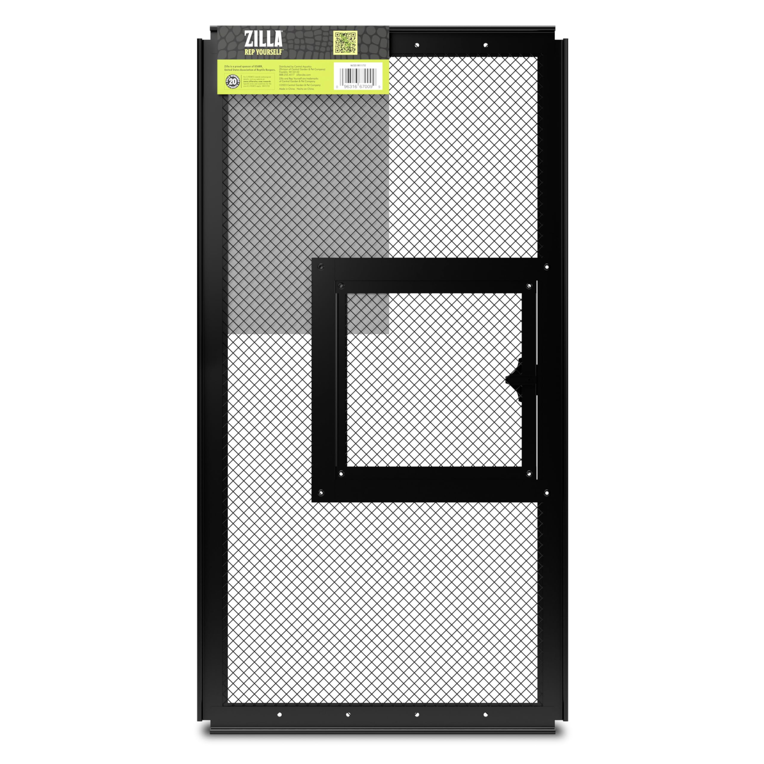 Zilla Pet couverture idéale pour habitat reptile, accès pratique et aération