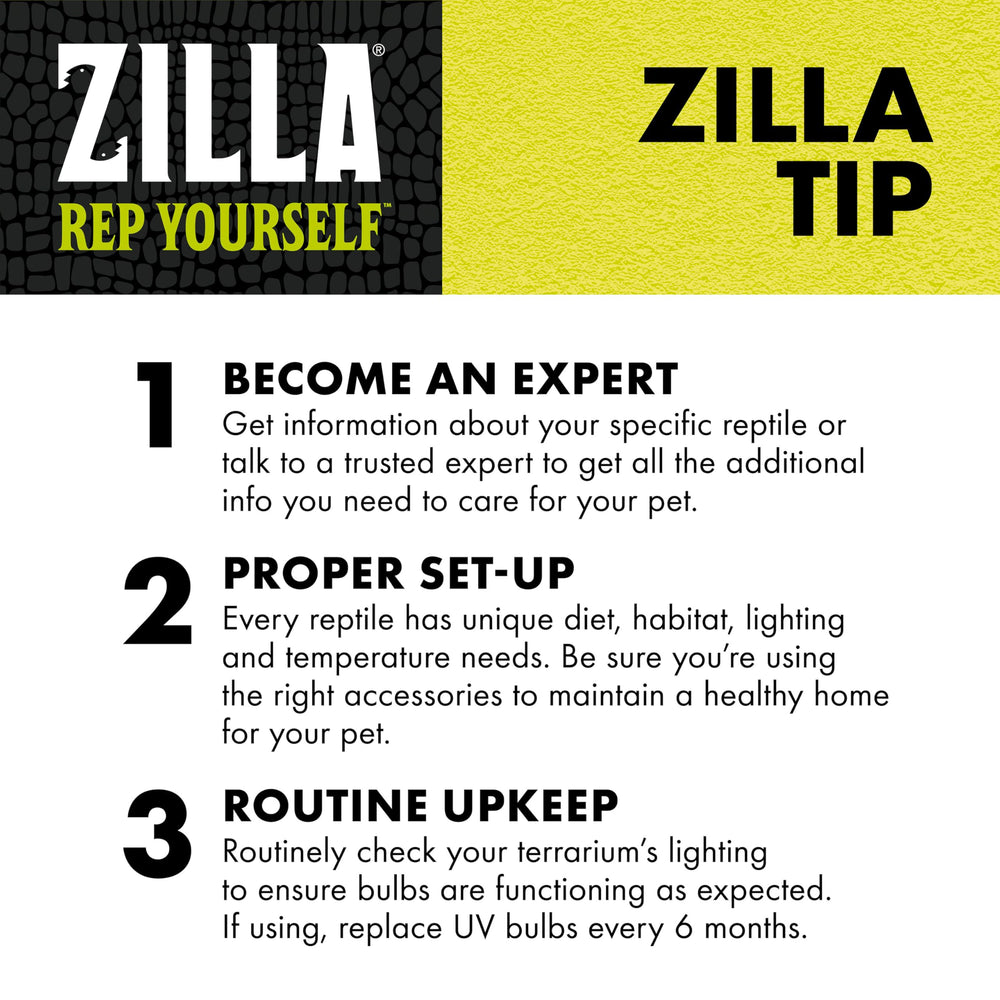 Zilla Pet dimensions variées pour s'adapter à la plupart des terrariums
