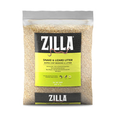 Zilla: copeaux de tremble absorbants pour terrarium, habitat sec et confortable.