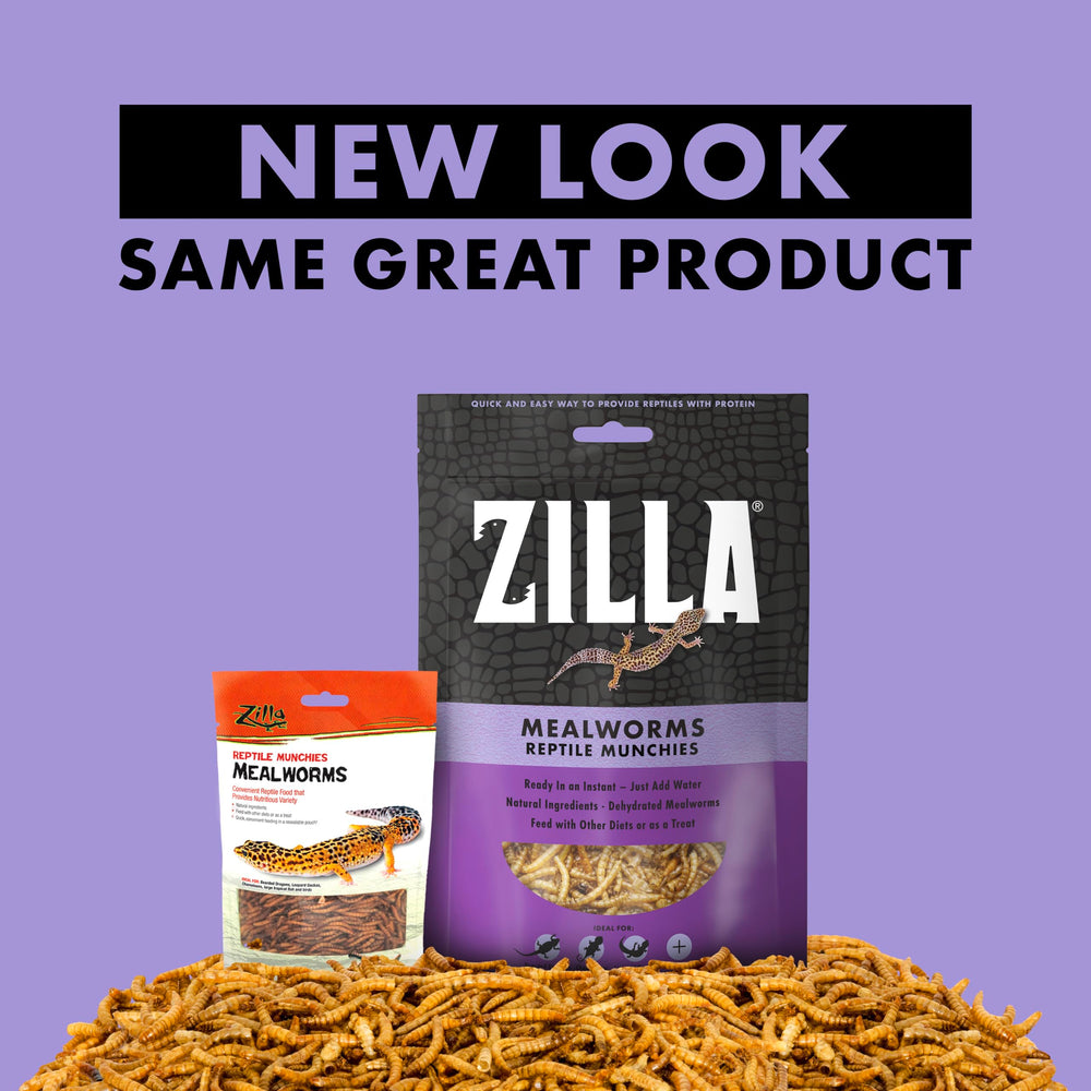 Zilla Reptile Munchies – portion recommandée 2 à 6 vers par repas