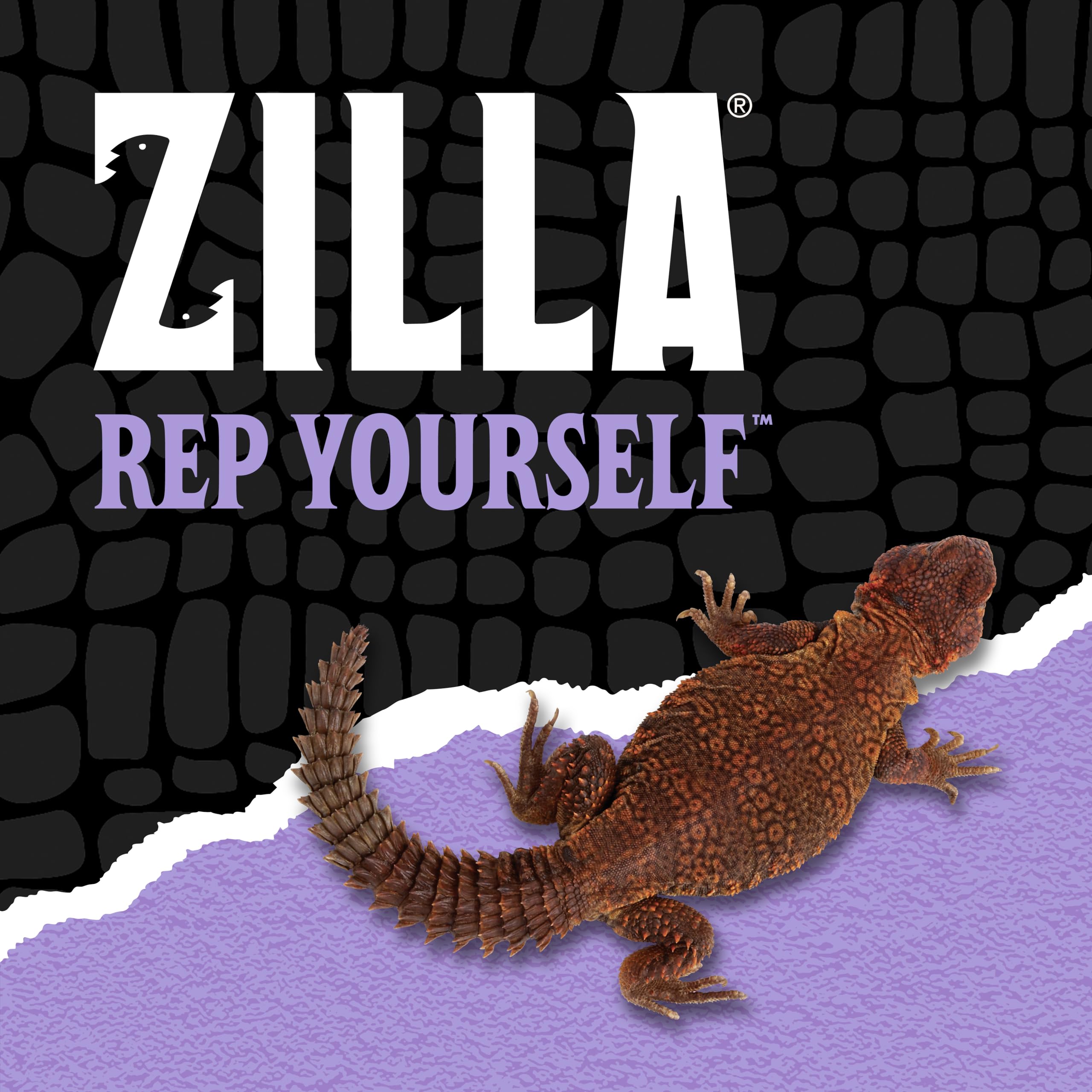 Zilla Reptile Munchies emballage refermable pratique.