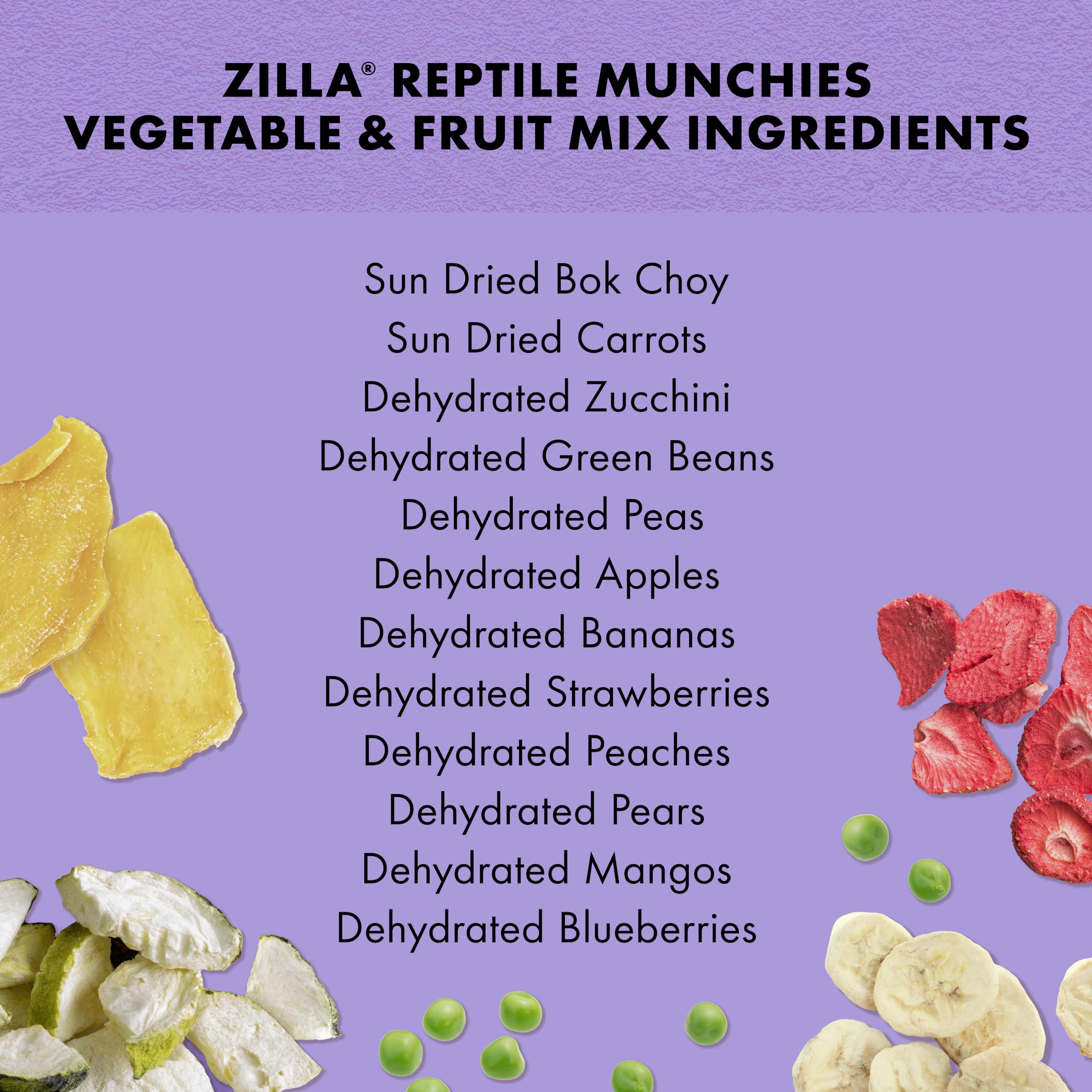 Zilla Reptile Munchies – Sachet refermable facilitant conservation et service à domicile.