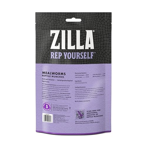 Zilla Reptile Munchies – facile à servir, sans préparation