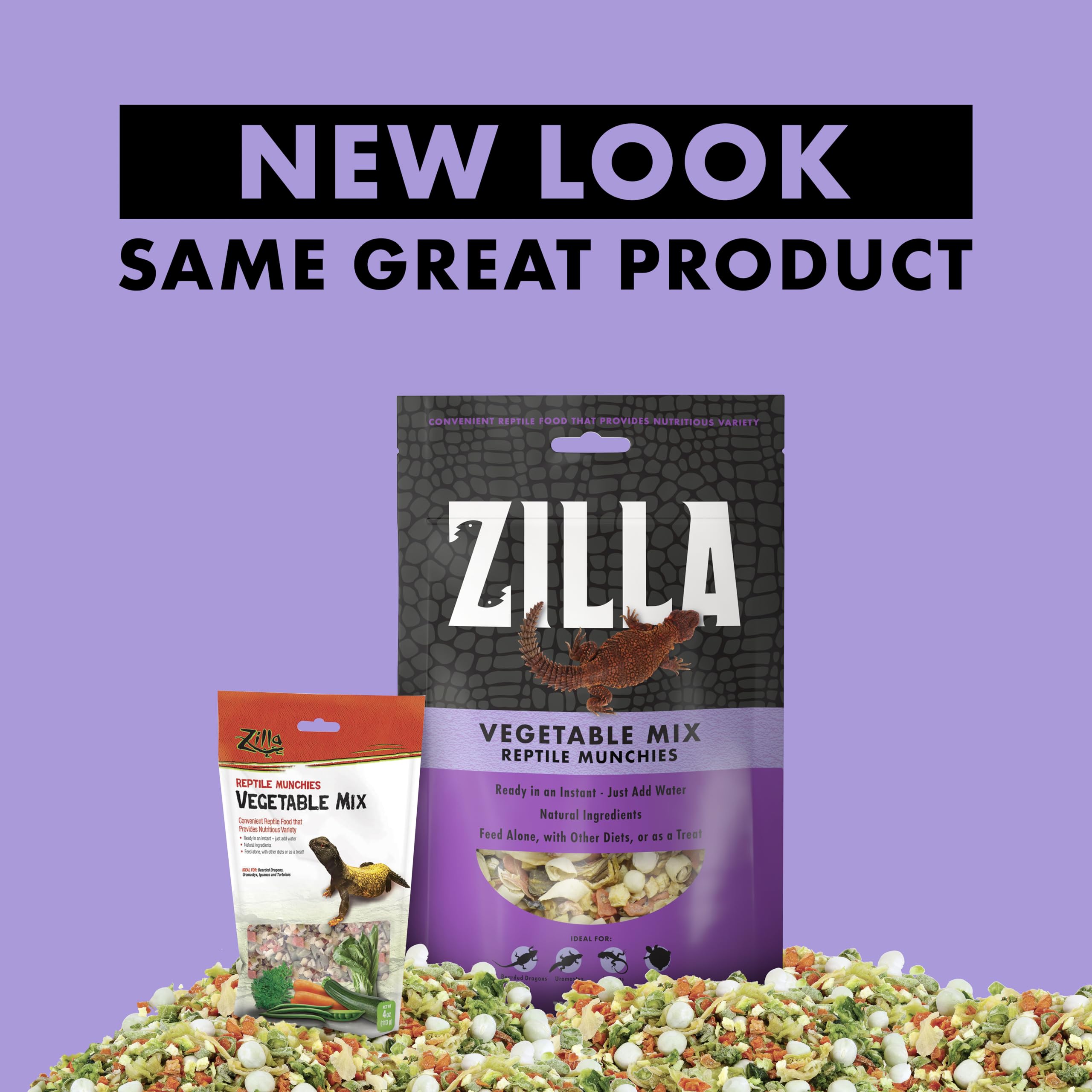 Zilla Reptile Munchies idéal pour reptiles herbivores.