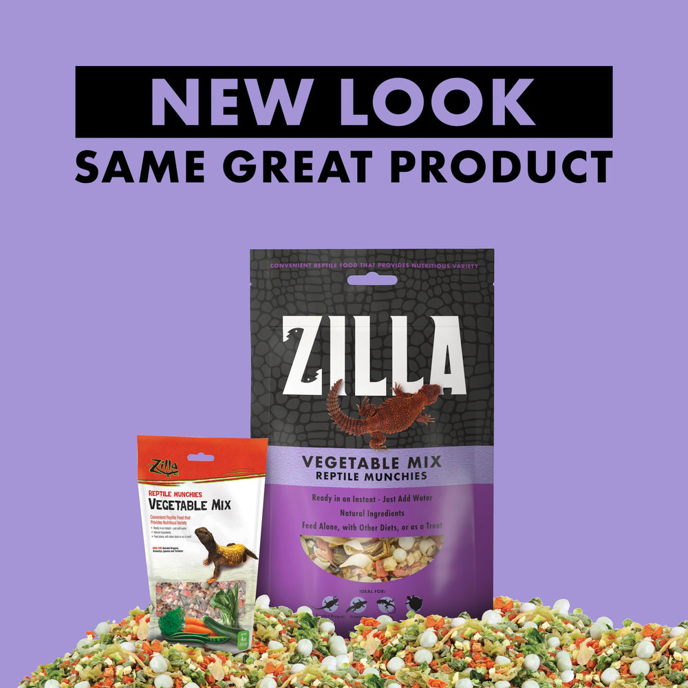 Zilla Reptile Munchies idéal pour reptiles herbivores.