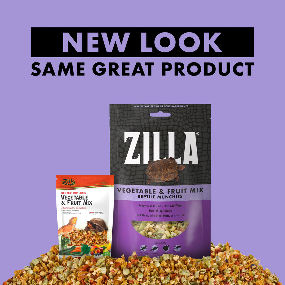 Zilla Reptile Munchies – Convient pour dragons barbus et iguanes lors des collations.