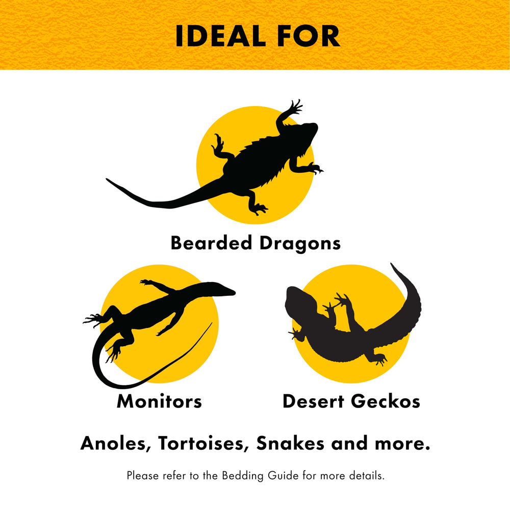 Zilla revêtement absorbant et non abrasif pour reptiles.
