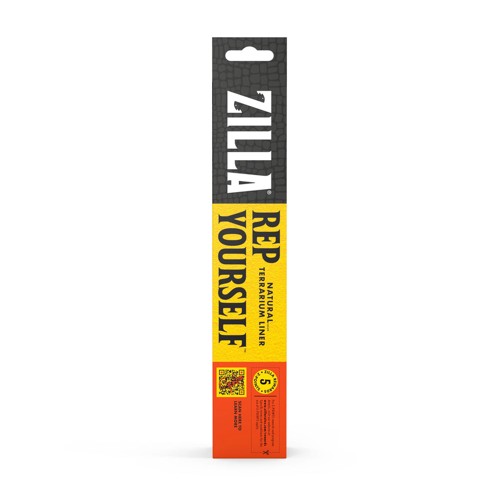 Zilla revêtement brun pour confort du reptile et durabilité.