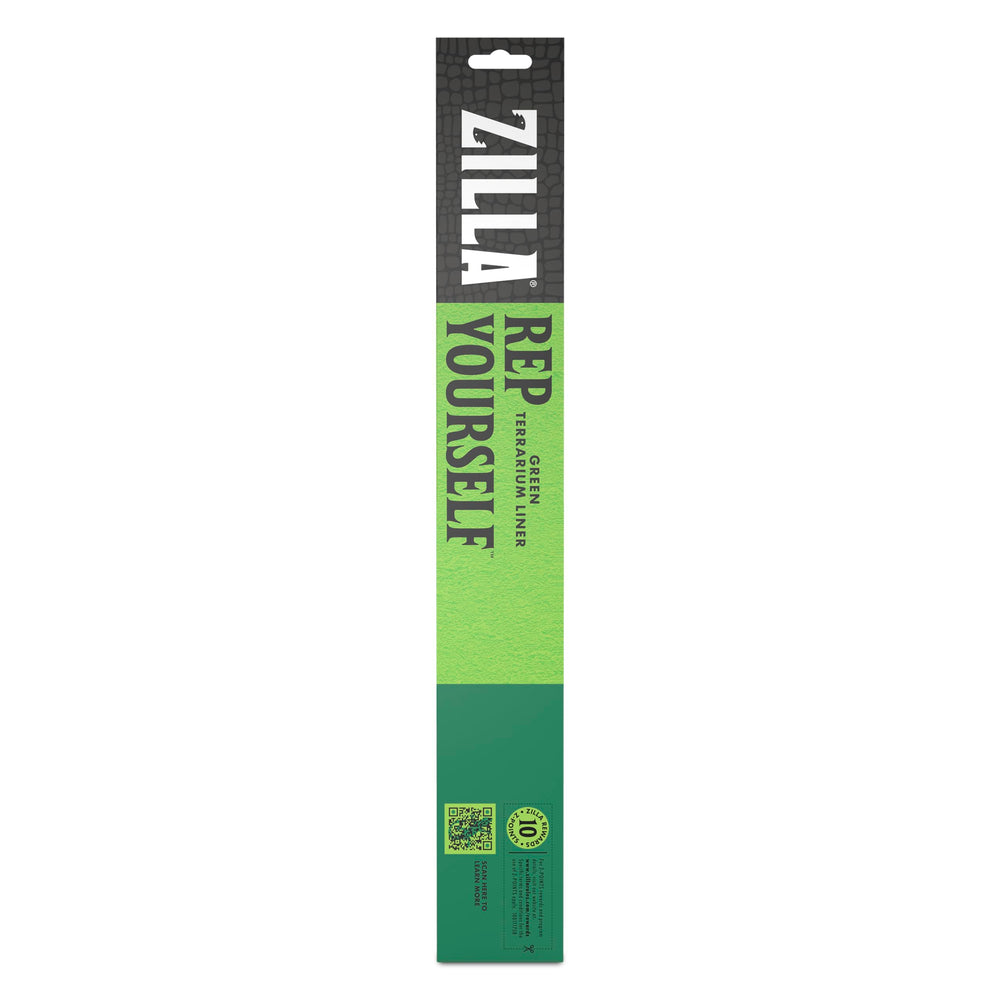 Liner Zilla terrarium choix vert et brun, options decoratives.