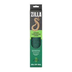Revêtement Zilla terrarium vert, déployé rapidement pour une installation pratique.