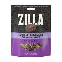 Zilla Turtle Chasers friandises flottantes aux crevettes pour tortue aquatique.