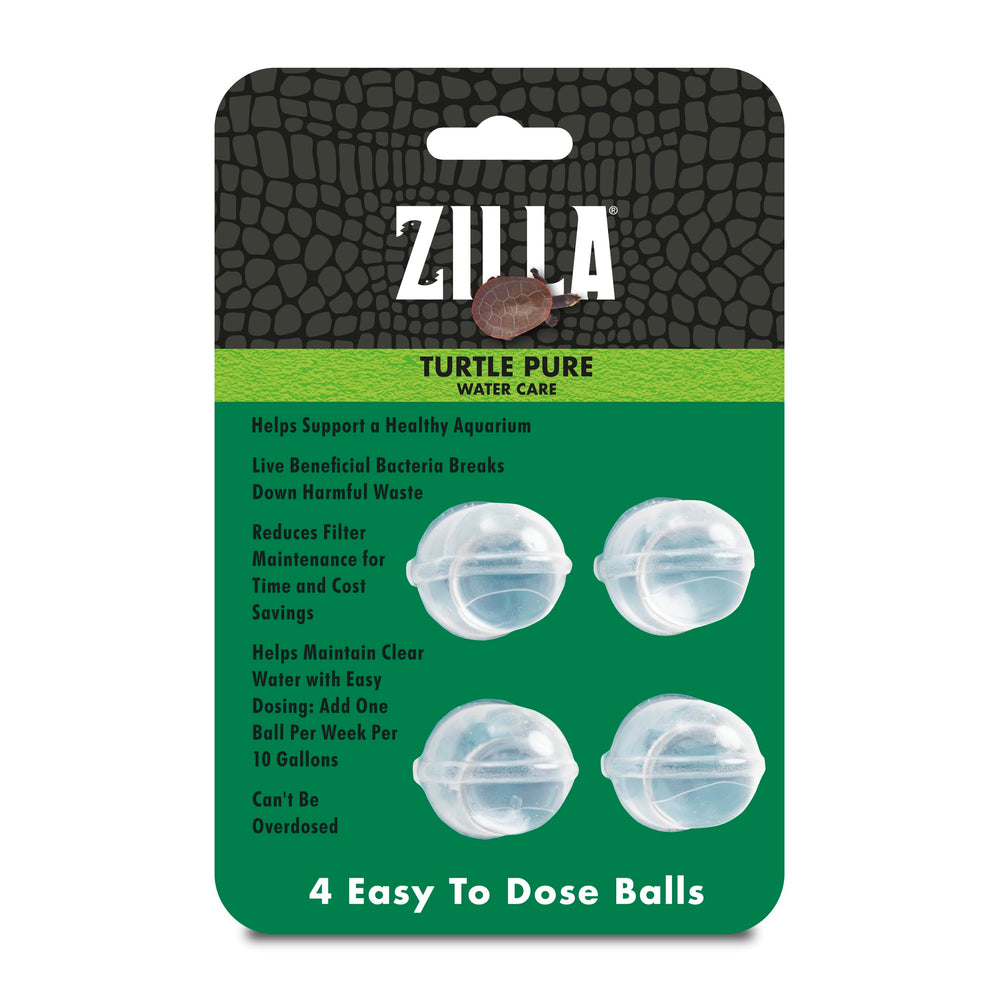 Zilla Turtle PURE balle-dosage-tortue: dosage simple pour une eau plus claire