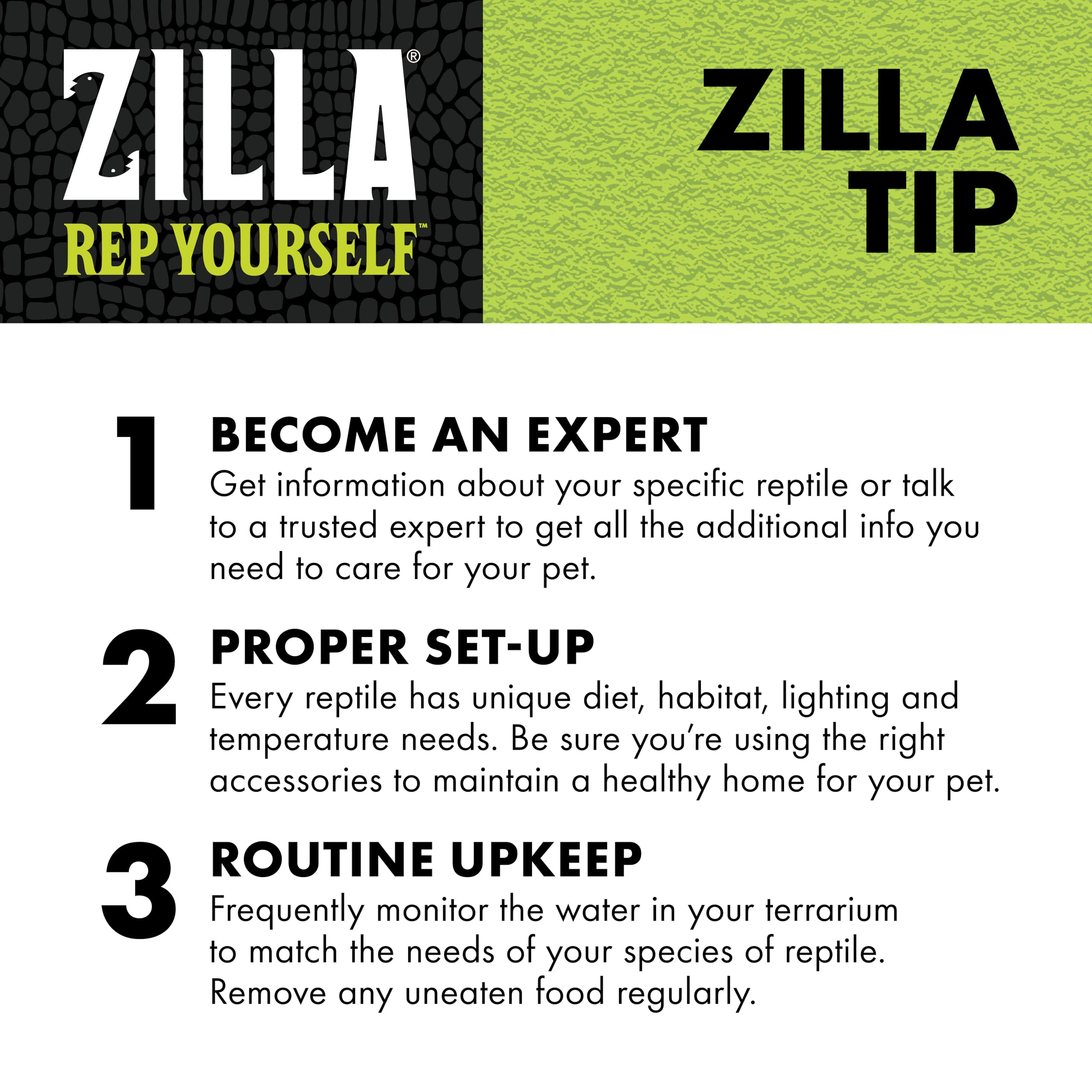 Zilla Turtle PURE placement-filtre-smartclean: optimum lorsque placé dans le filtre