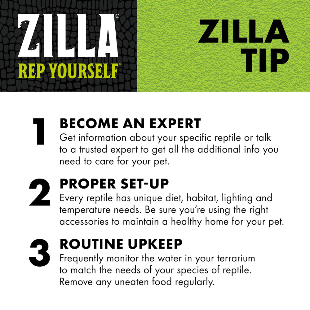 Zilla Turtle PURE placement-filtre-smartclean: optimum lorsque placé dans le filtre