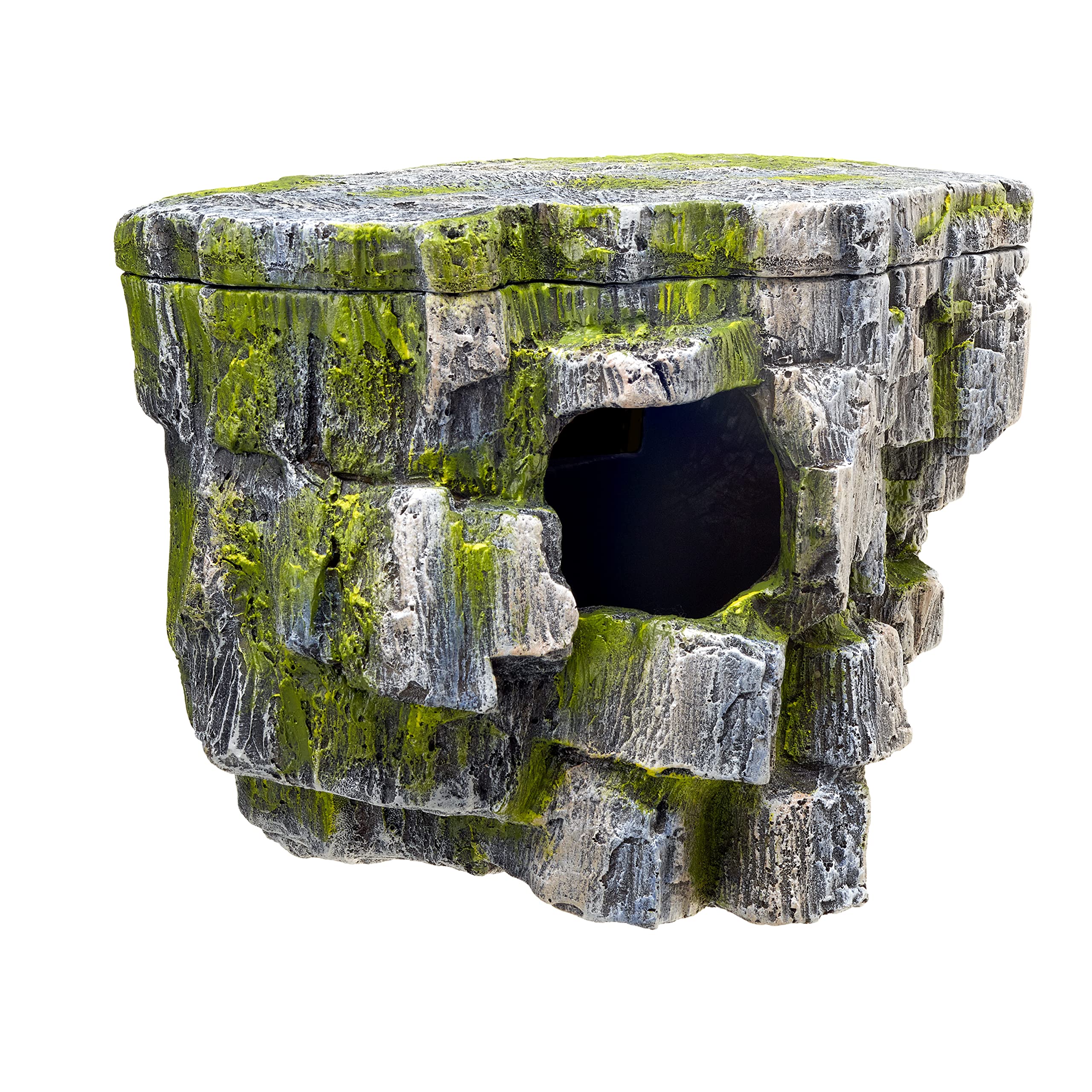 Zilla Vertical Décor Rock Cave - ventouse puissante, fixation sécurisée sur le verre