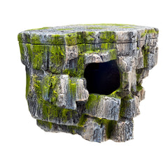 Zilla Vertical Décor Rock Cave - ventouse puissante, fixation sécurisée sur le verre