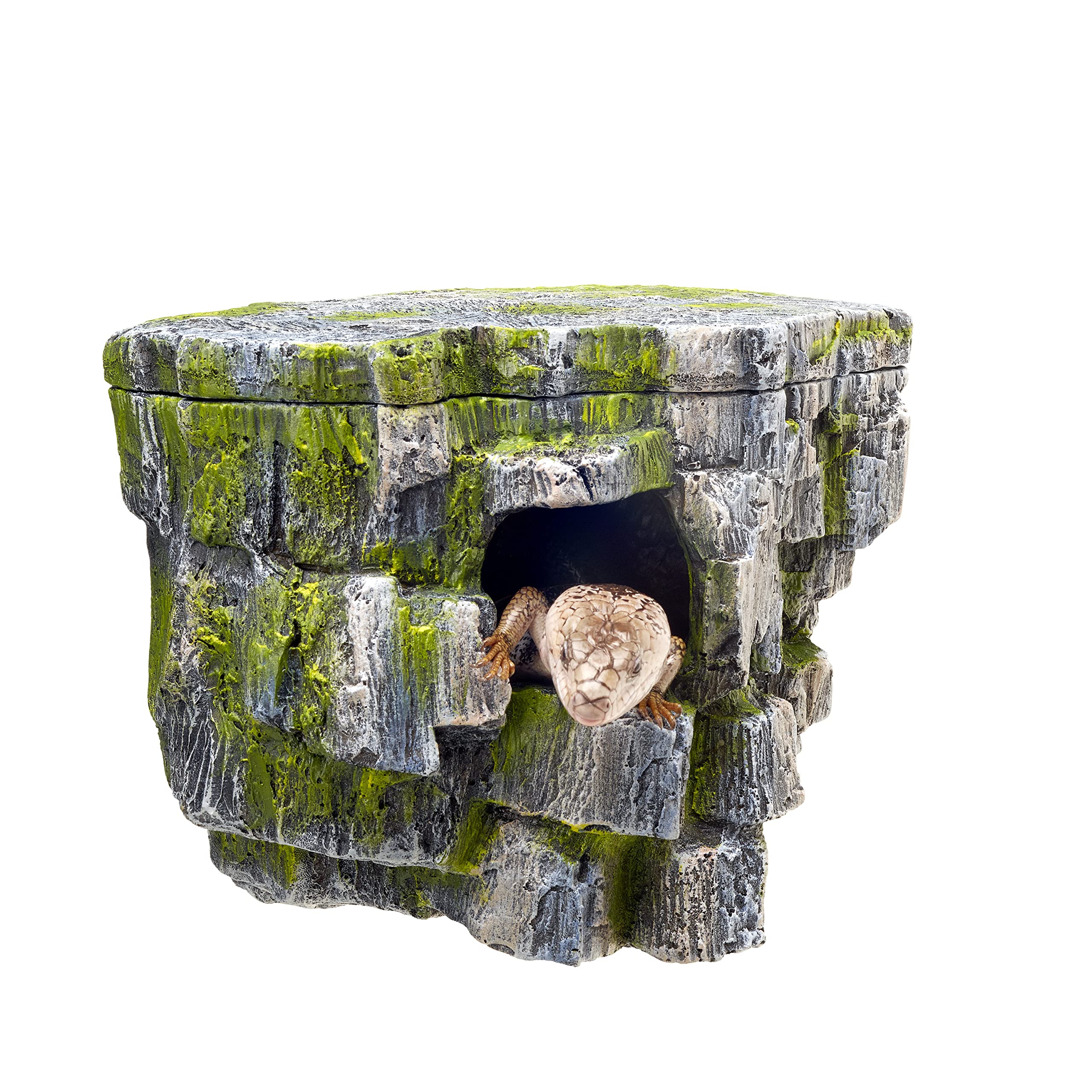 Zilla Vertical Décor Rock Cave - vue dedans, aspect naturel dans le terrarium