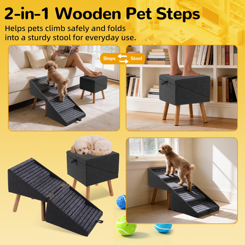 Ziluce Escaliers chien 17-13 po pliable: rangement facile