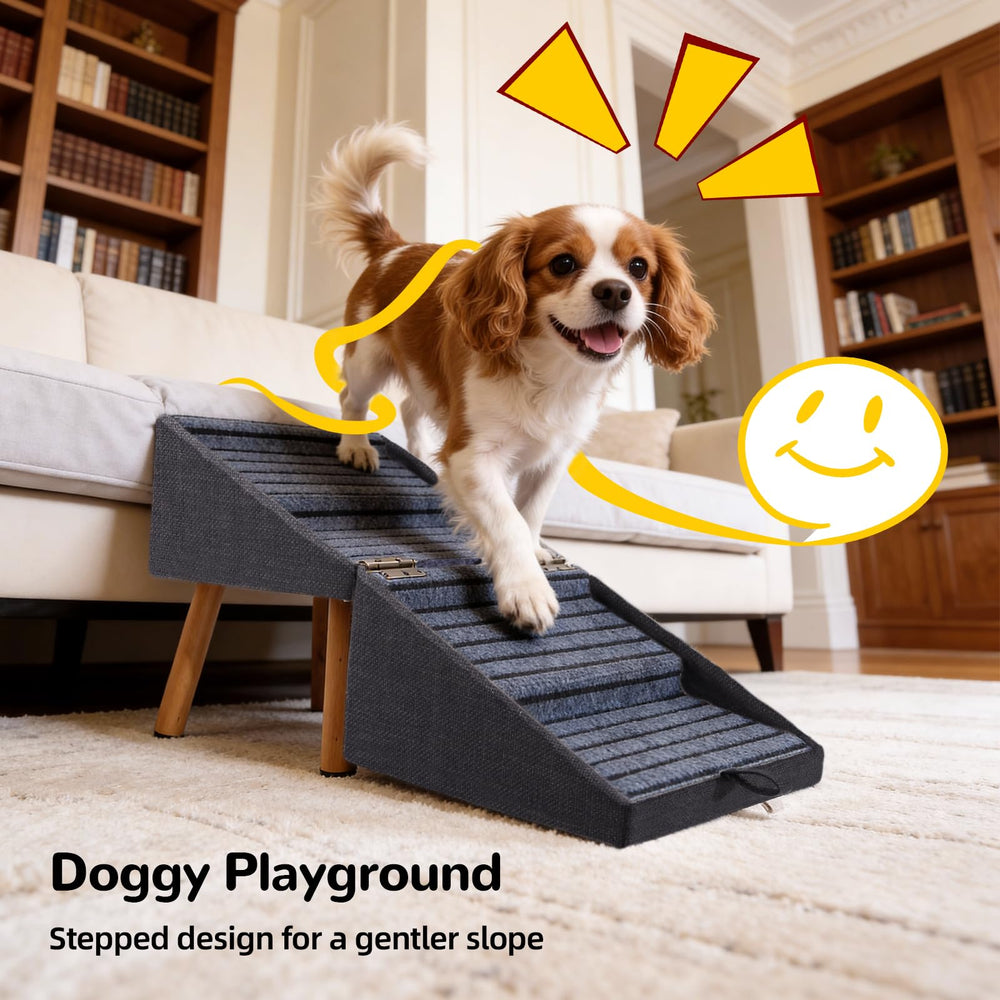 Ziluce Escaliers chien 17-13 po rangement compact: solution discreete